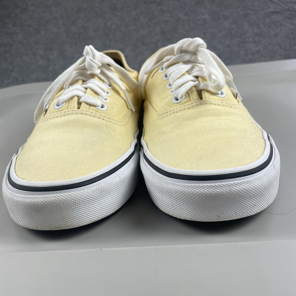 Vans Authentic Yellow Canvas Sneakers Womens 9.5 Mens 8 - Picture 8 of 12